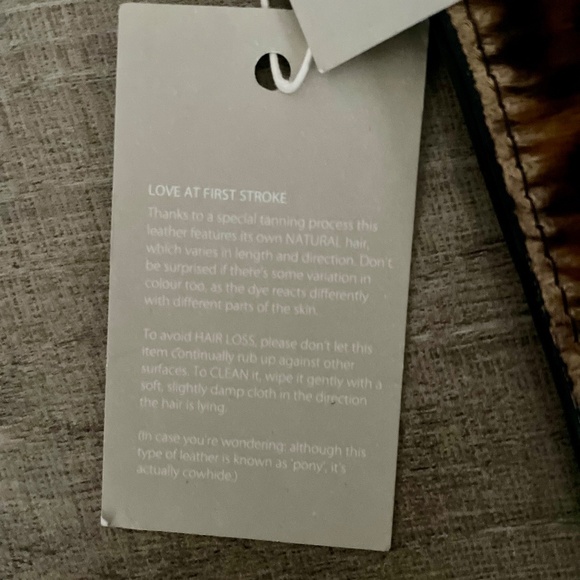 Boden Keepsake Leather Leopard Print Pouch, Tan Leopard - Picture 4 of 5